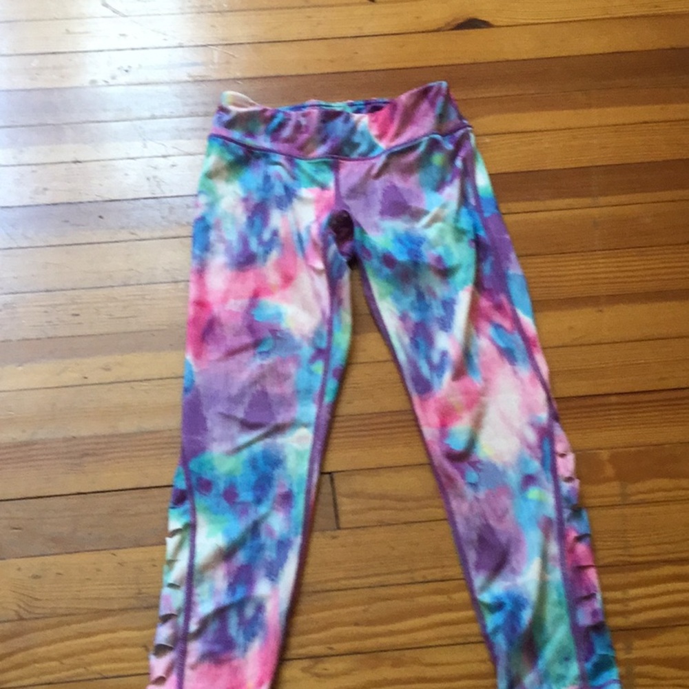 active life multi colored leggings